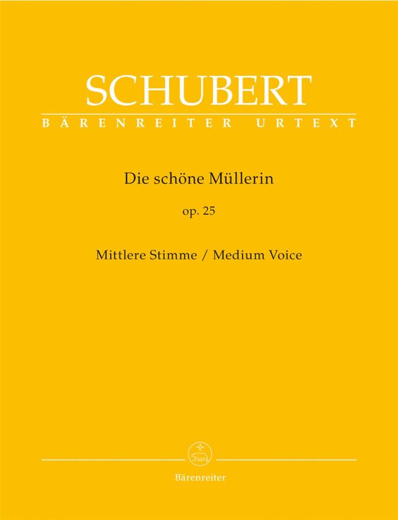 Franz Schubert: Die Schöne Müllerin Op.25 - Medium Voice: Gesang mit Klavier