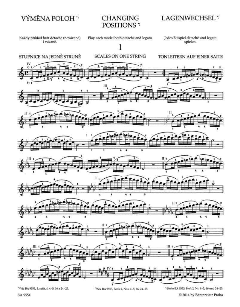School Of Violin Technique Op. 1 (Book 3 )
