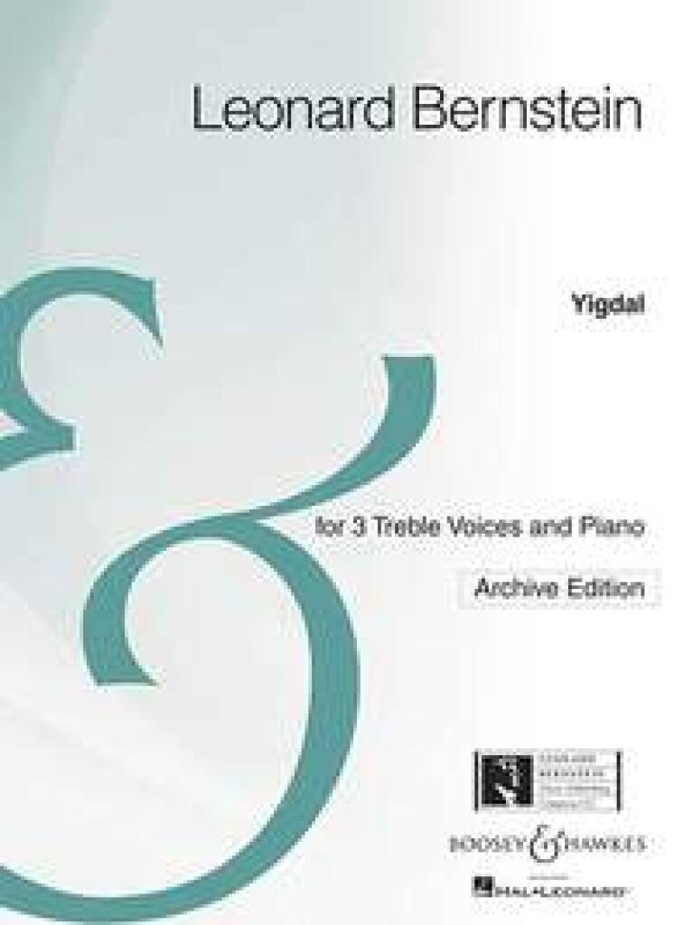 Leonard Bernstein: Yigdal: Gemischter Chor mit Klavier/Orgel