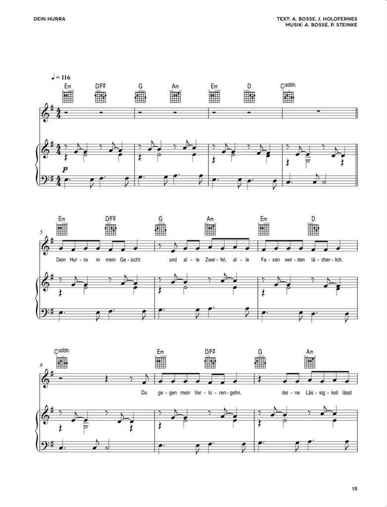 Bosse Songbook 02: Klavier, Gesang, Gitarre (Songbooks)