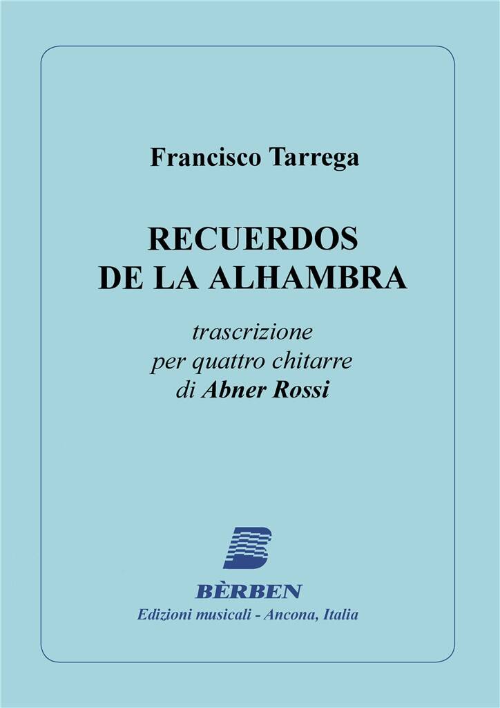 Francisco Tárrega: Recuerdos De La Alhambra: Gitarre Trio / Quartett