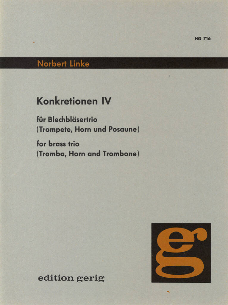 Norbert Linke: Konkretionen IV: Blechbläser Ensemble