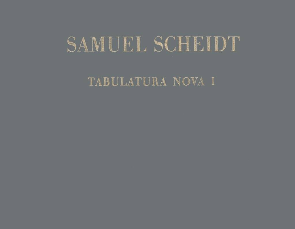 M. Scheidt: Tabulatura Nova 1: Orgel