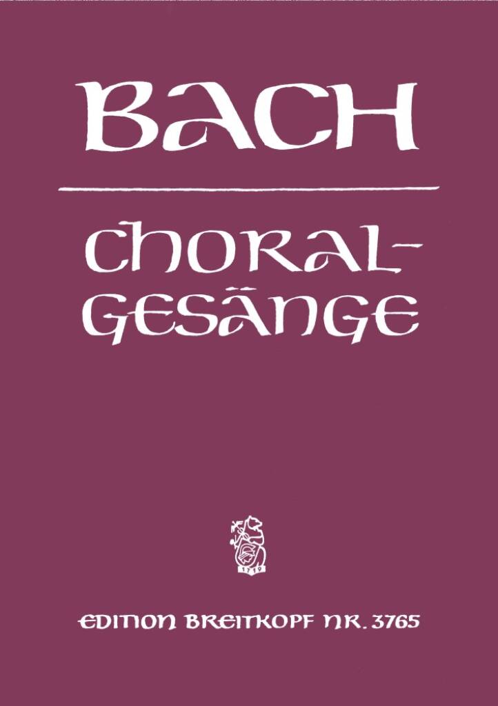 Johann Sebastian Bach: 389 Choralgesänge / 389 Chorales: Gemischter Chor mit Begleitung