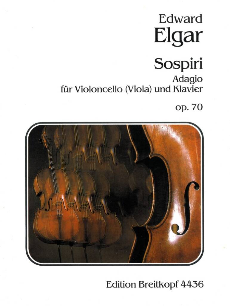 Edward Elgar: Sospiri Op. 70: Cello mit Begleitung