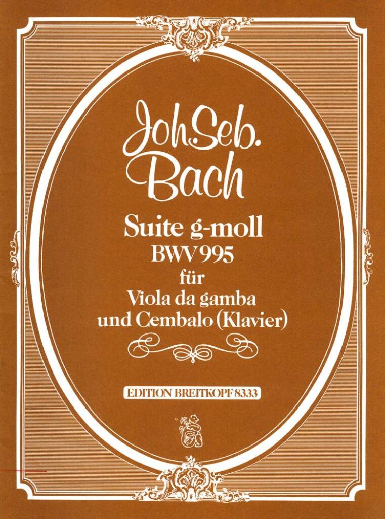 Johann Sebastian Bach: Suite g-moll BWV 995: Viola Da Gamba