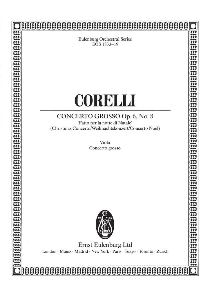 Arcangelo Corelli: Concerto grosso g-Moll op. 6/8: Streichensemble