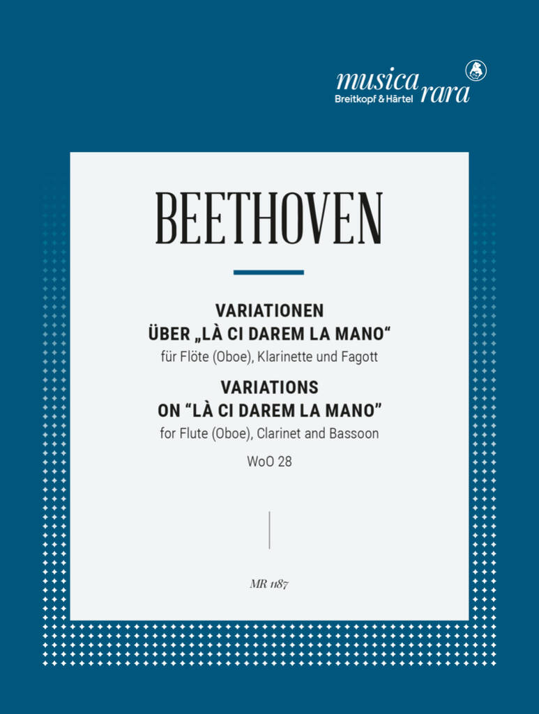 Ludwig van Beethoven: Variationen La Ci Darem Fl/Cl/Fa: Holzbläserensemble