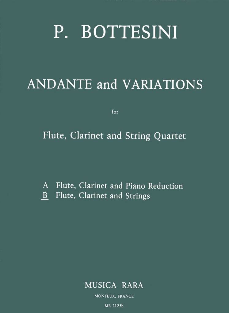 Pietro Bottesini: Andante und Variationen: Kammerensemble