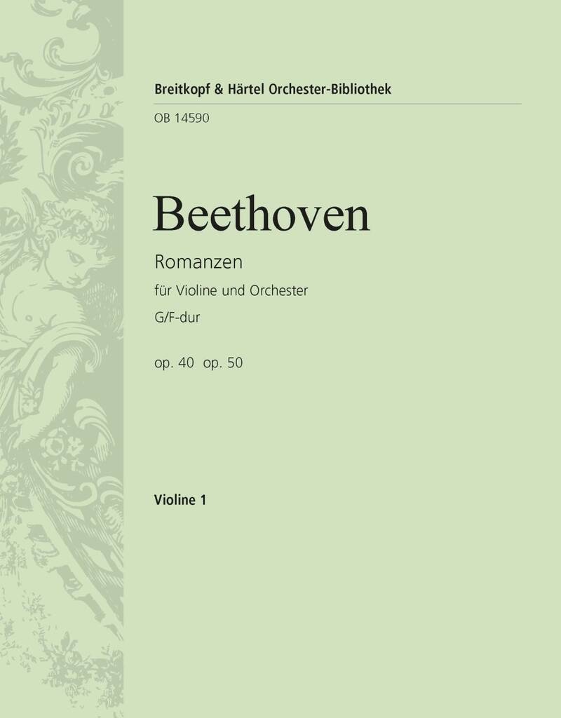 Ludwig van Beethoven: Romanzen G/F-dur op. 40/50: Orchester mit Solo