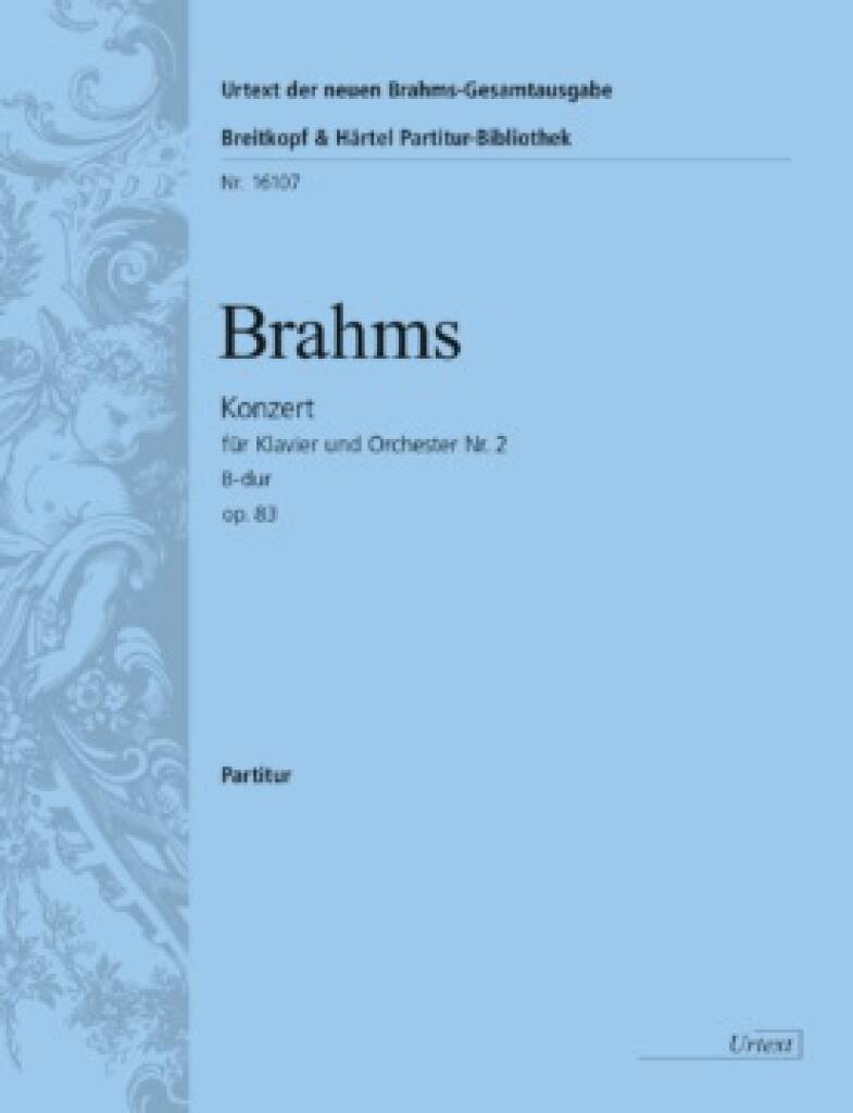 Johannes Brahms: Klavierkonzert Nr. 2 B-dur op. 83: Orchester mit Solo