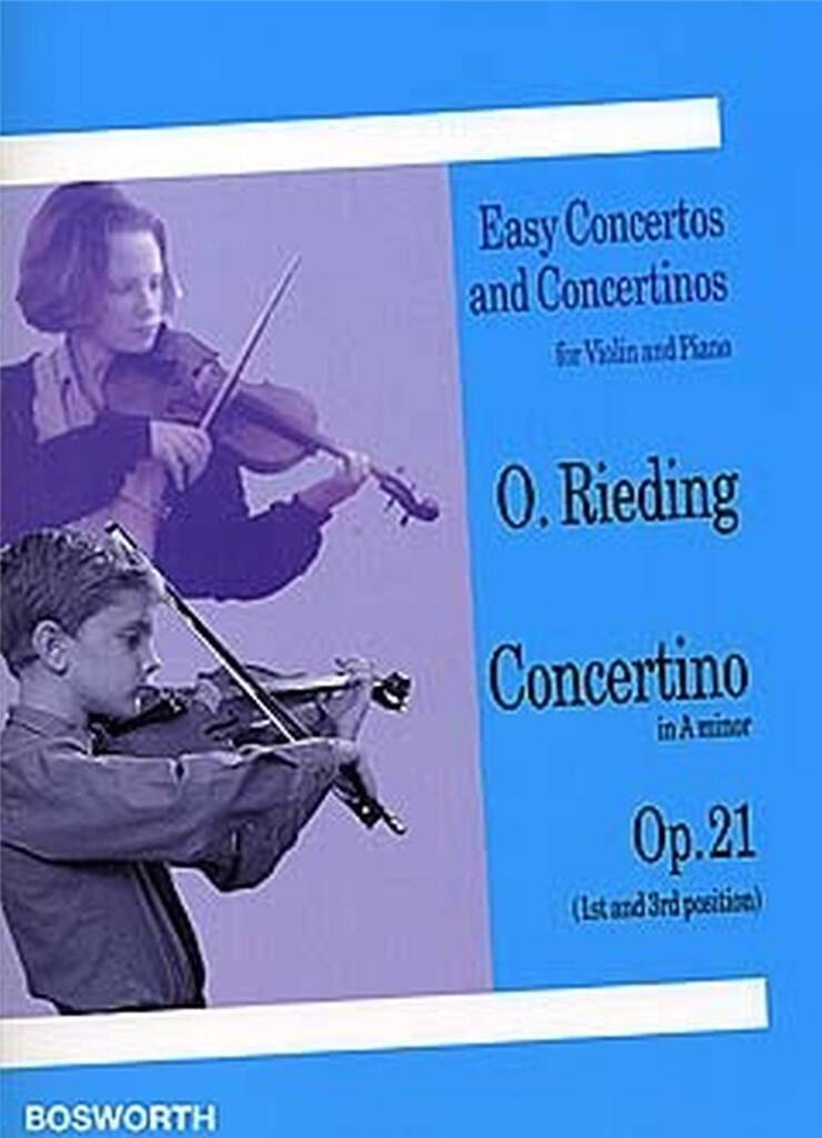 Oscar Rieding: Concertino in A Minor Op. 21: Violine mit Begleitung