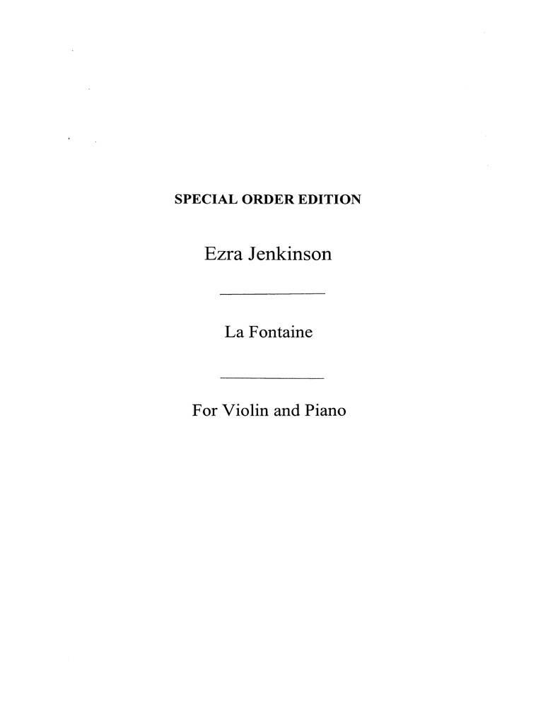 Ezra Jenkinson: La Fontaine: Violine mit Begleitung