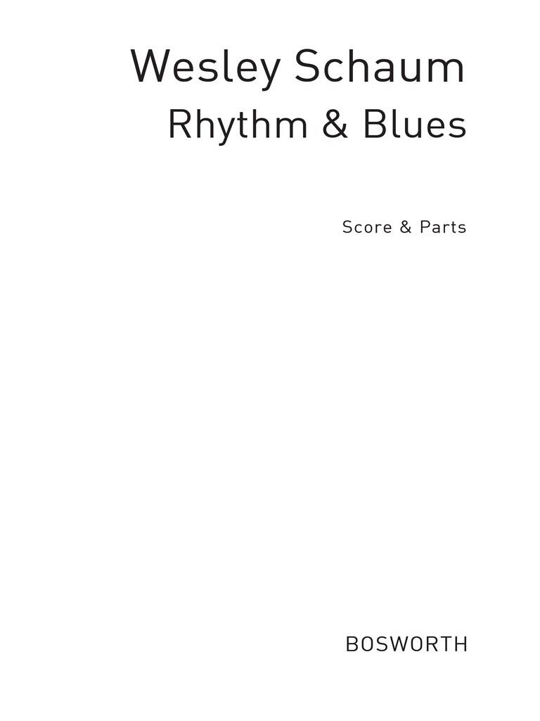 John W. Schaum: Rhythm & Blues 1: Holzbläserensemble
