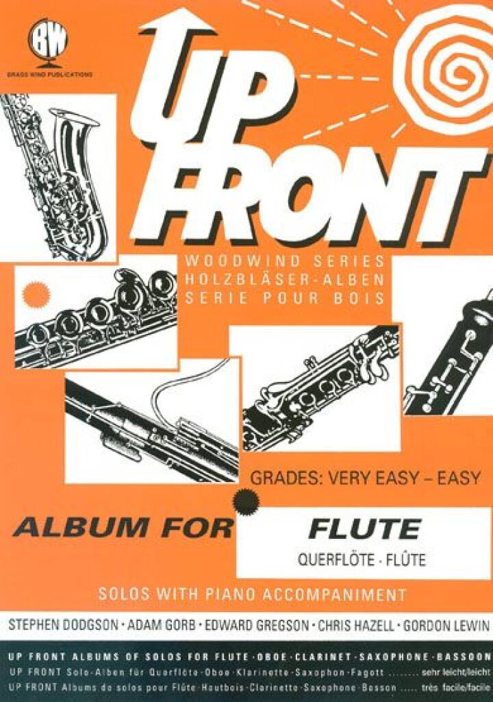Up Front Album For Flute: Flöte mit Begleitung