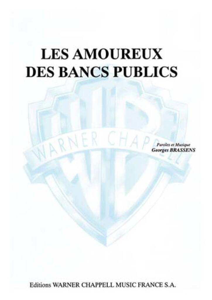 Georges Brassens: Les Amoureux Des Bancs Publics: Gesang mit Klavier