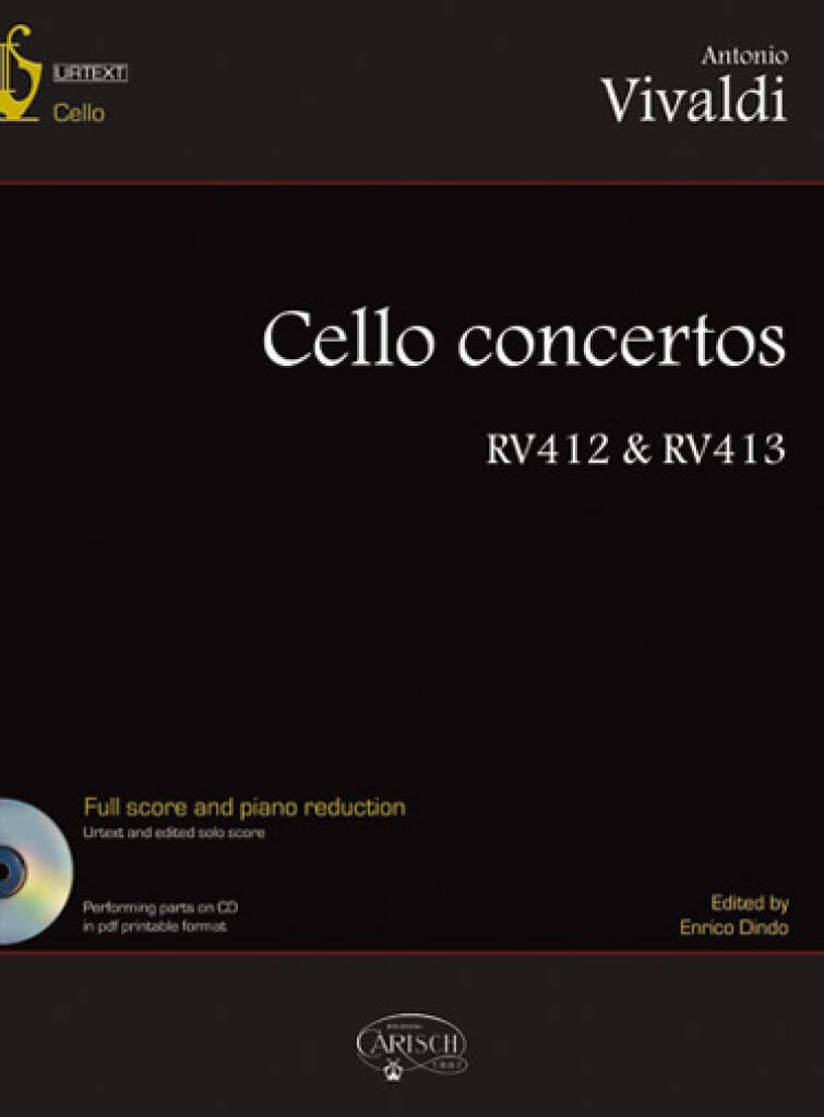 Antonio Vivaldi: Cello Concertos RV412 & RV413, Volume 2: Cello Solo