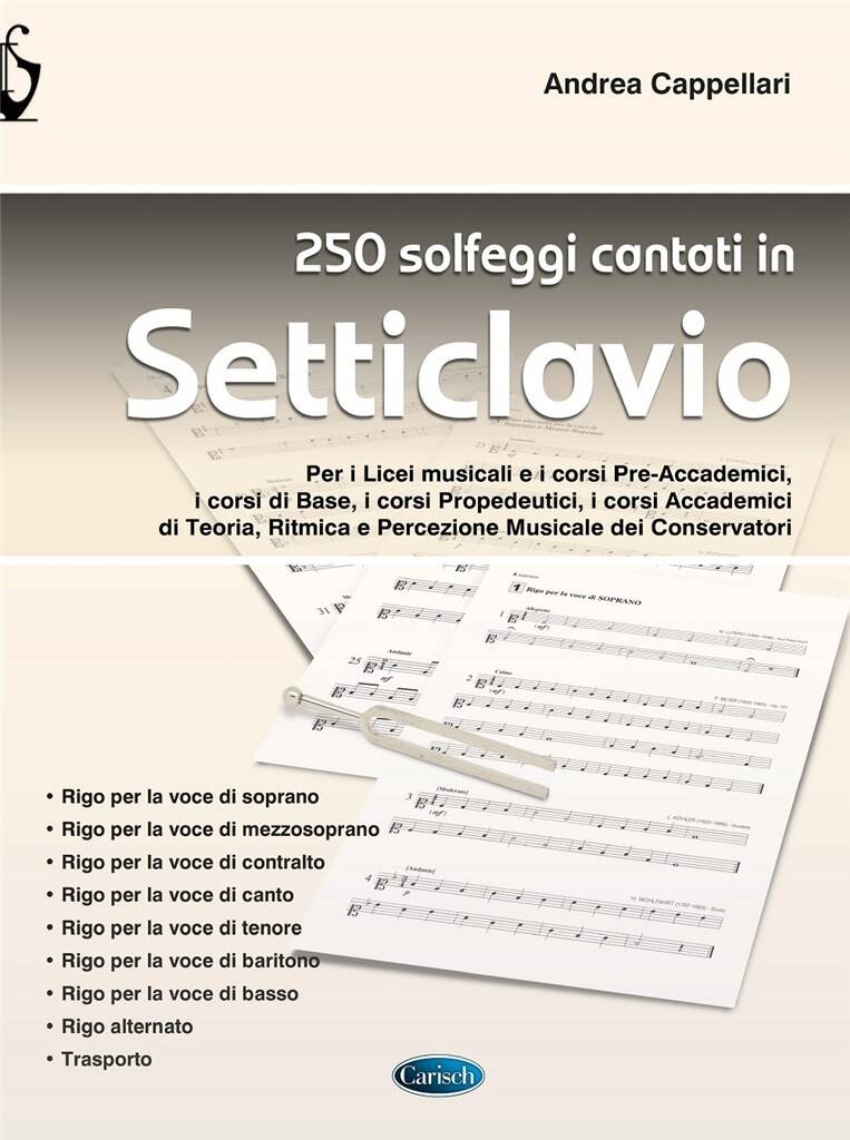 250 solfeggi cantati in setticlavio