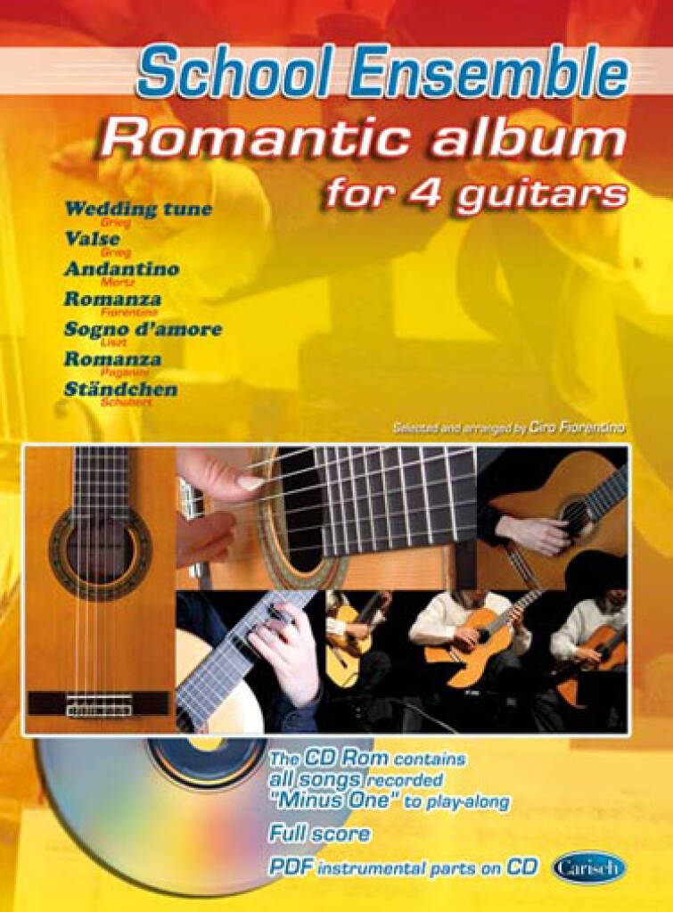 Ciro Fiorentino: Romantic Album for 4 Guitars: Gitarre Trio / Quartett