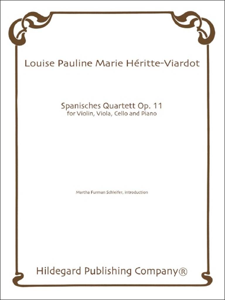 Louise Heritte-Viardot: Spanisches Quartett: (Arr. Martha Schleifer): Klavierquartett