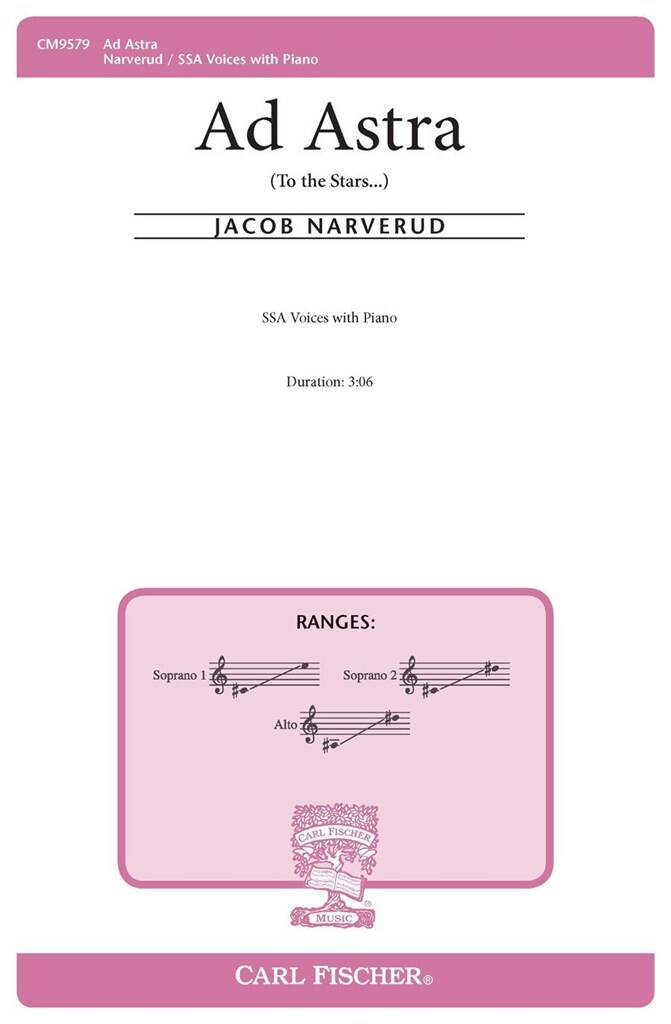 Jacob Narverud: Ad Astra: Frauenchor mit Klavier/Orgel