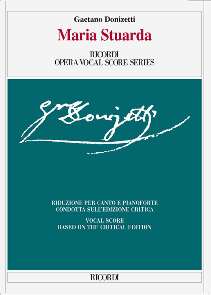 Gaetano Donizetti: Maria Stuarda: Opern Klavierauszug