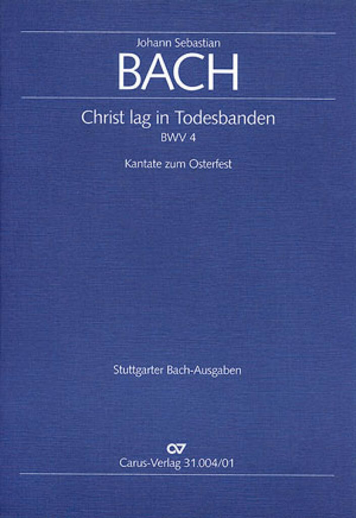 Johann Sebastian Bach: Christ lag in Todes Banden BWV 4: (Arr. Reinhold Kubik): Gemischter Chor mit Ensemble