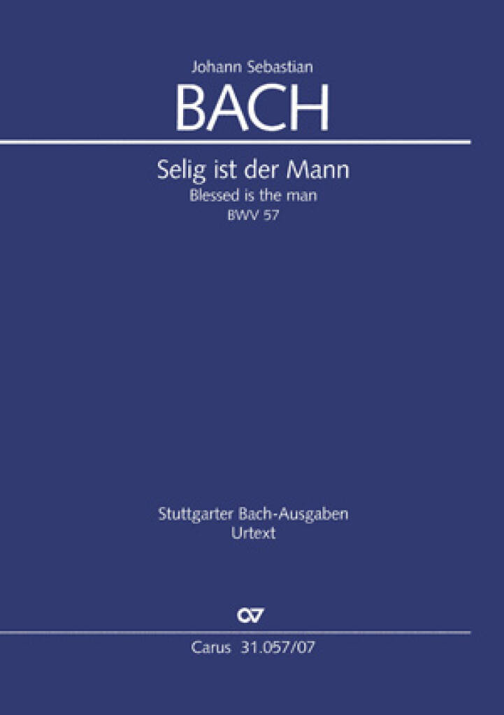 Johann Sebastian Bach: Selig ist der Mann [Dialogus]: (Arr. Paul Horn): Gemischter Chor mit Ensemble