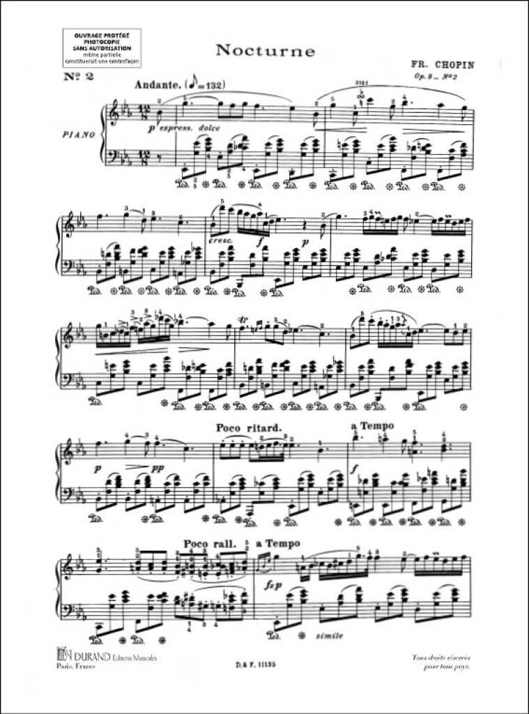 Frédéric Chopin: Nocturne Op. 9 No. 2: Klavier Solo