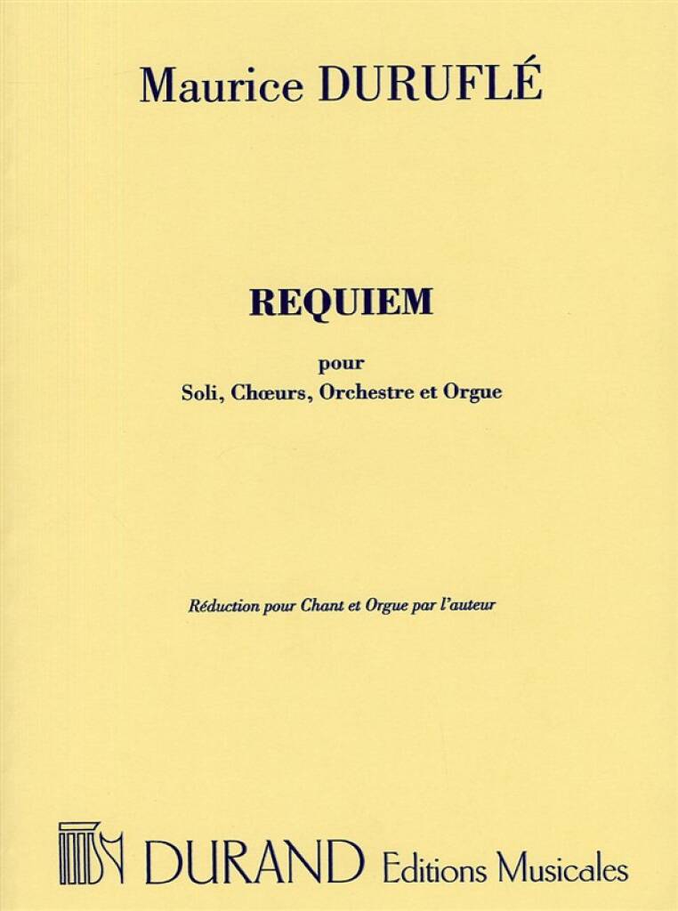 Maurice Duruflé: Requiem Opus 9 - Vocal Score: Gemischter Chor mit Klavier/Orgel