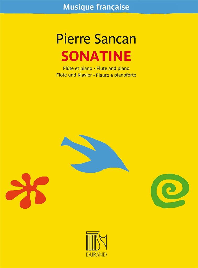 Pierre Sancan: Sonatine: Flöte mit Begleitung