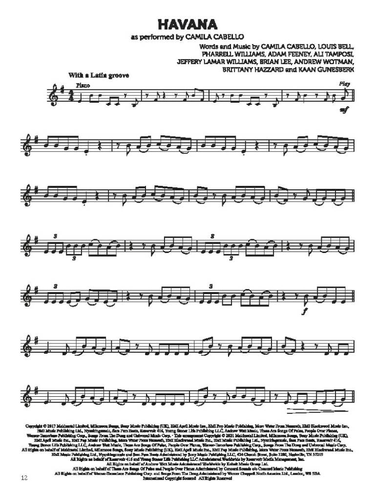 Super Hits for Trumpet: Trompete Solo