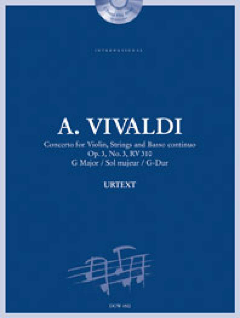 Concerto for Violin, Strings and BC Op. 3 No. 3