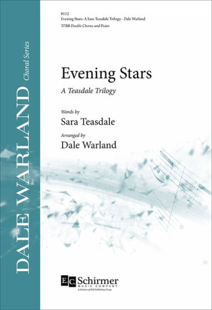 Dale Warland: Evening Stars: A Teasdale Trilogy: Männerchor mit Begleitung