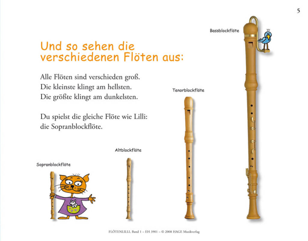 Flötenlilli, Band 1