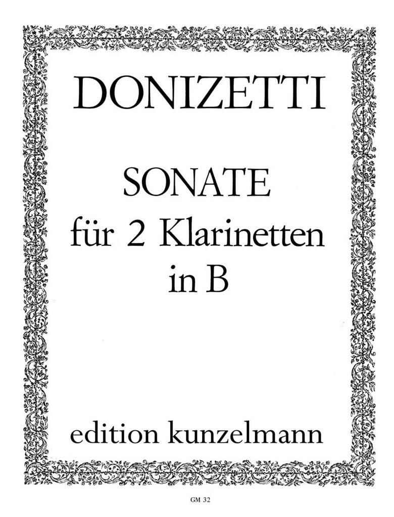 Gaetano Donizetti: Sonate Für 2 Klarinetten: Klarinette Duett