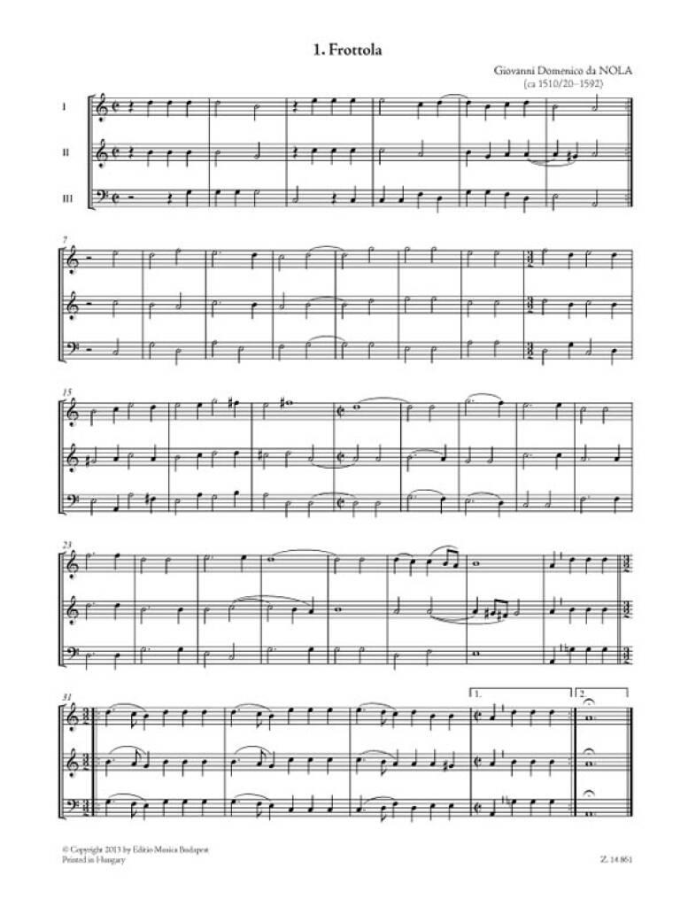 Intermediate Level Trios / Mittelschwere Trios
