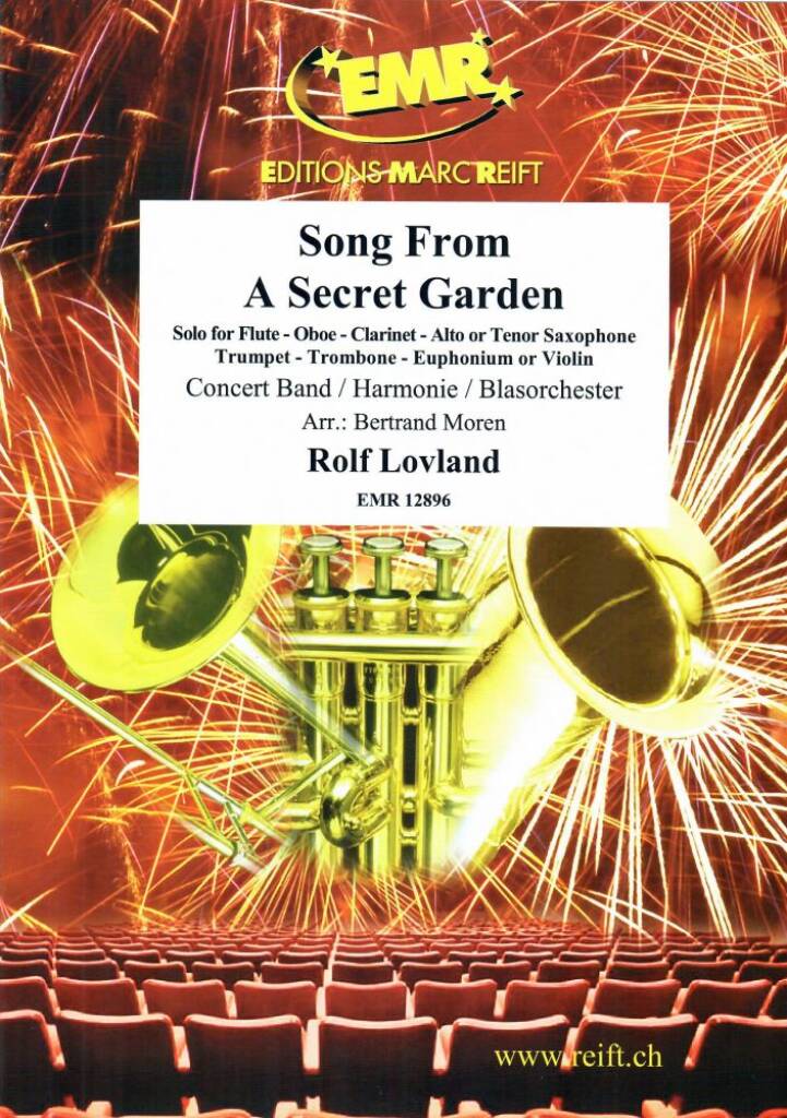 Rolf Lovland: Song From A Secret Garden: (Arr. Bertrand Moren): Blasorchester mit Solo