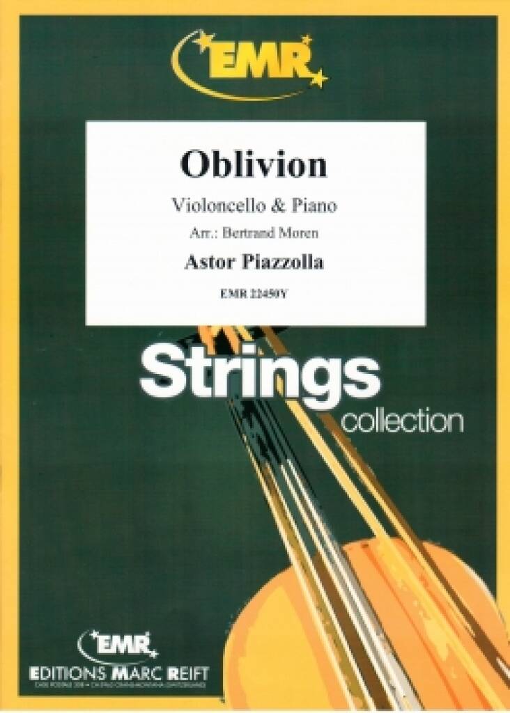Astor Piazzolla: Oblivion: (Arr. Bertrand Moren): Cello mit Begleitung