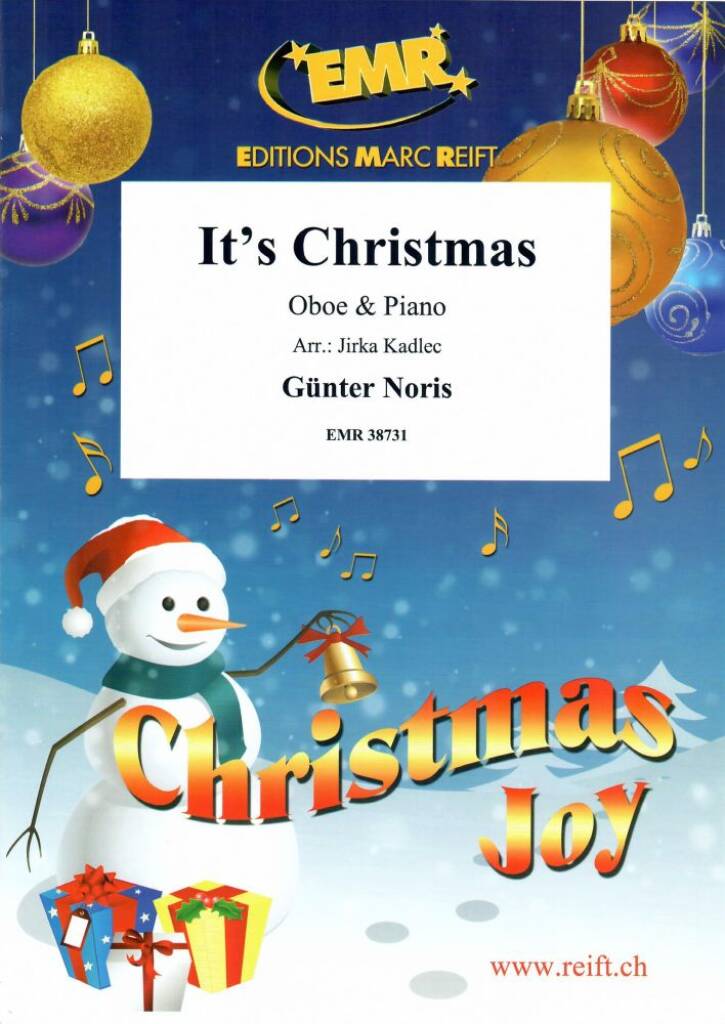 Günter Noris: It's Christmas: (Arr. Jirka Kadlec): Oboe mit Begleitung
