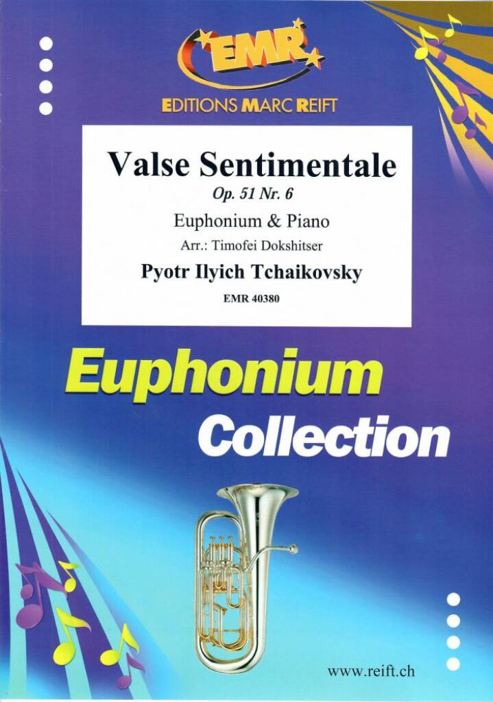 Valse Sentimentale: (Arr. Timofei Dokshitser): Bariton oder Euphonium mit Begleitung