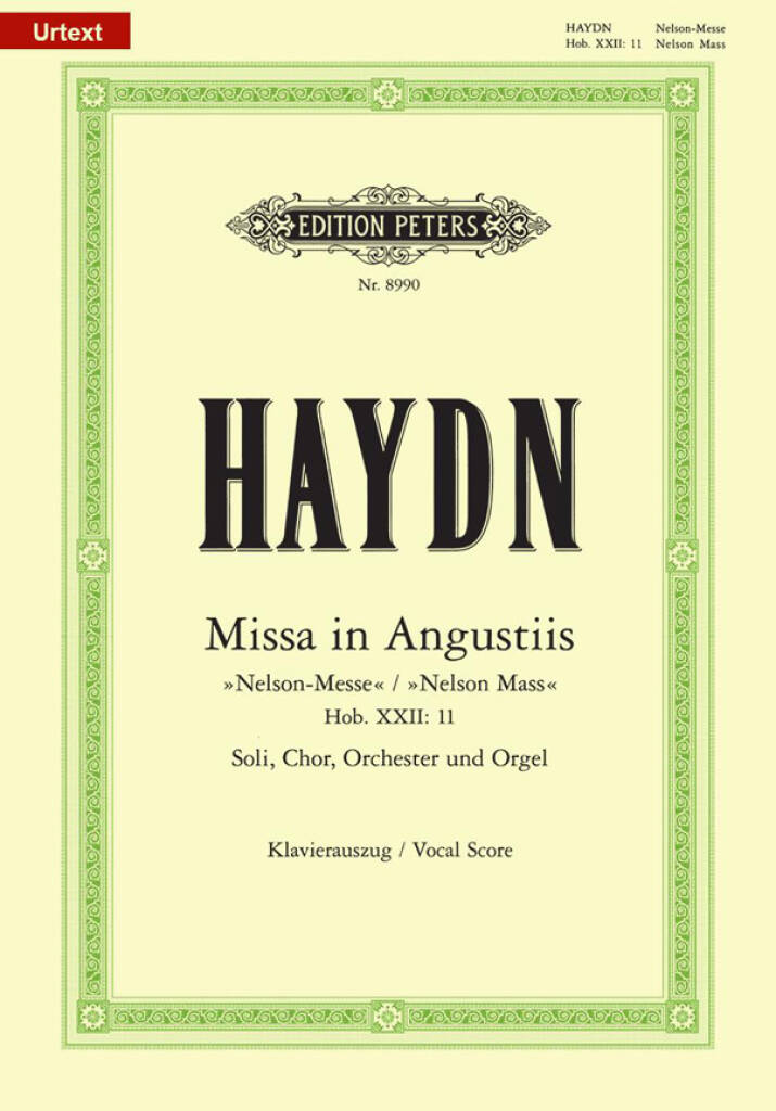 Franz Joseph Haydn: 'Nelson' Mass No.3 In D minor: Gemischter Chor mit Klavier/Orgel