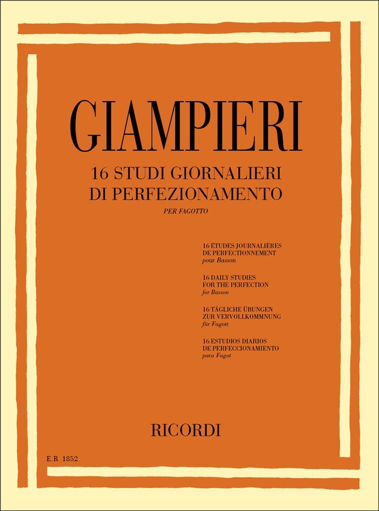 16 Studi Giornalieri Di Perfezionamento