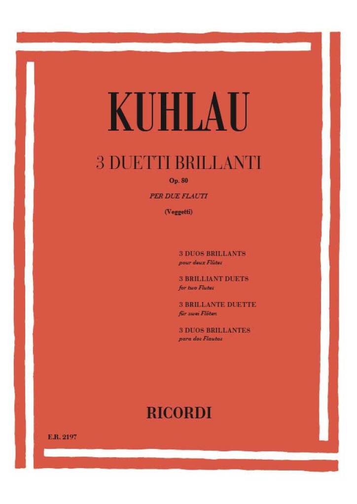 3 Duetti Brillanti Op. 80