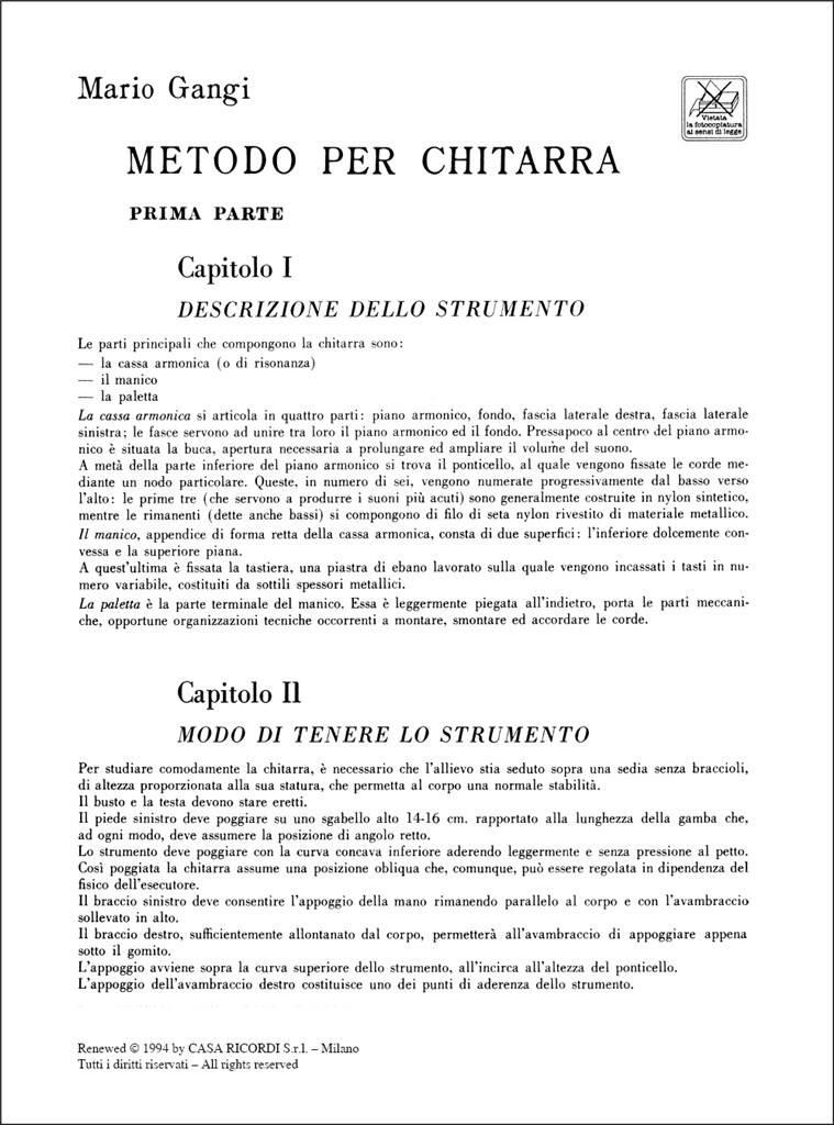 Metodo Per Chitarra Parte I