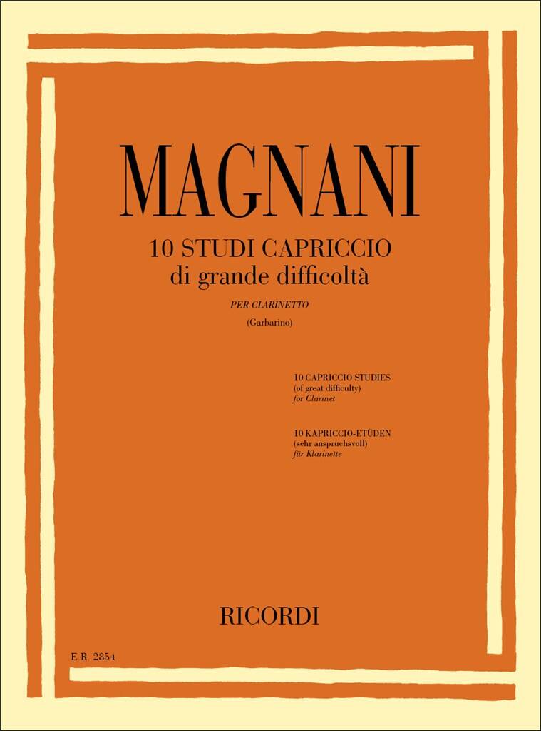 10 Studi Capriccio Di Grande Difficoltà