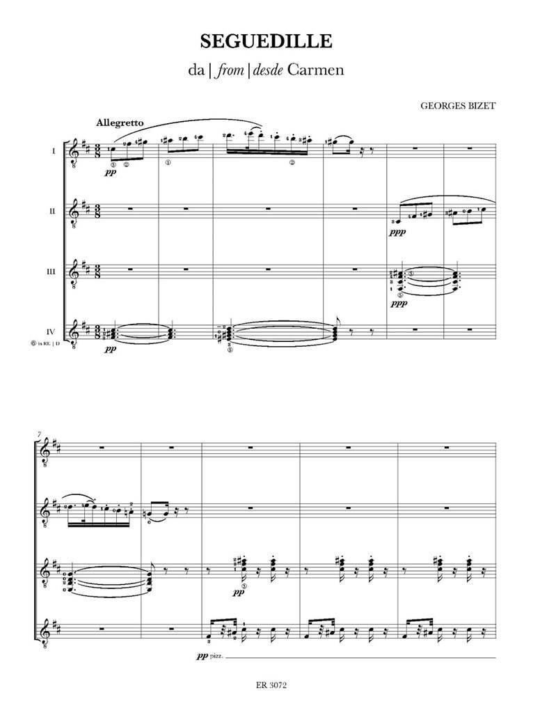 French Portrait: (Arr. Alessandro Borin): Gitarre Trio / Quartett