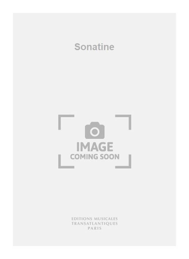 Darius Milhaud: Sonatine: Klavier Solo