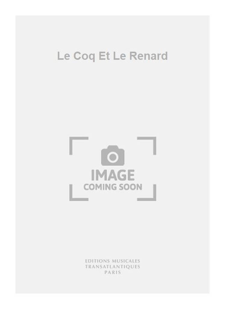 Jean Françaix: Le Coq Et Le Renard: Gesang mit Klavier