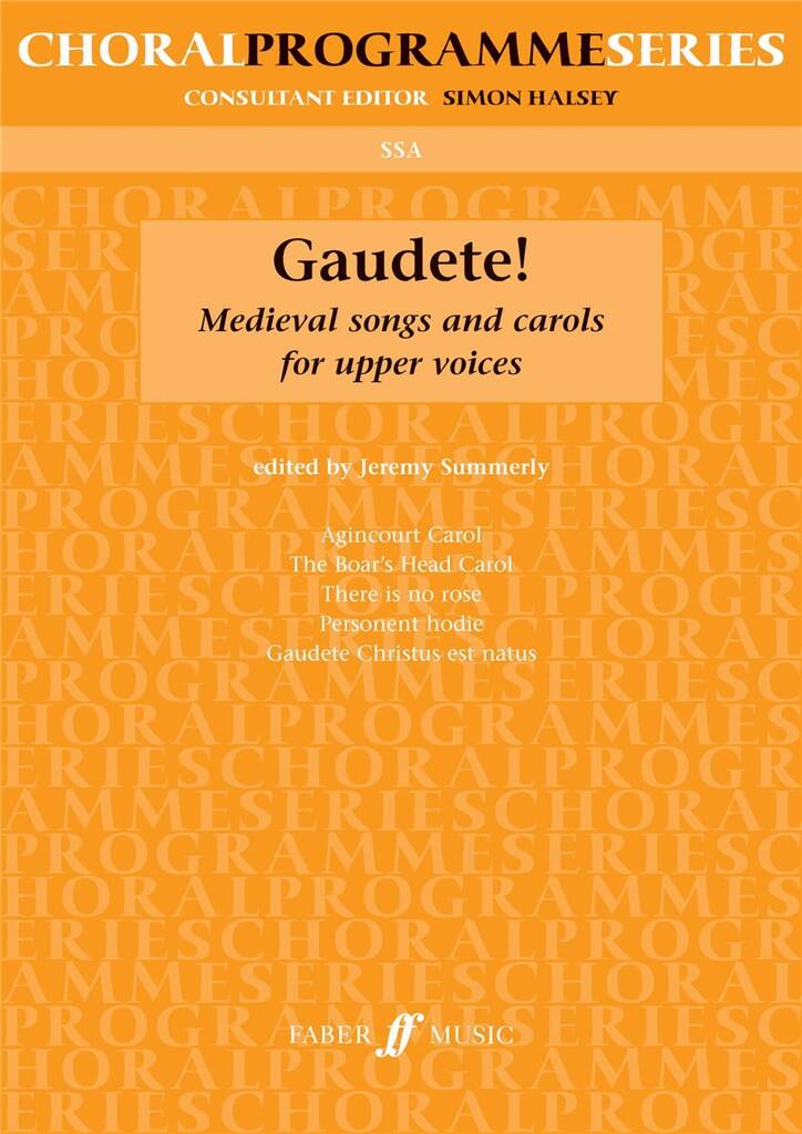 Summerly: Gaudete Medieval Songs: Frauenchor mit Begleitung